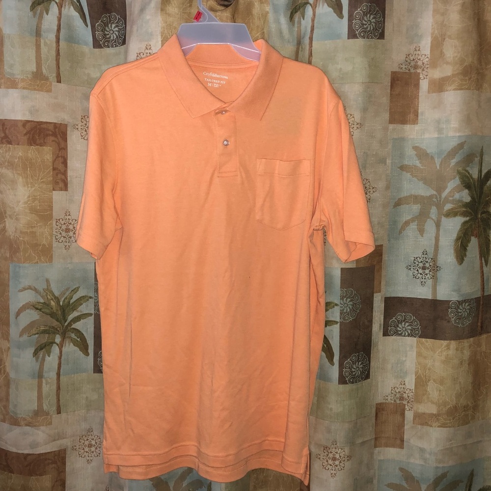Orange polo NWT